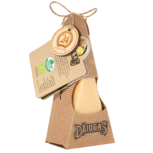 BIO Hartkäse Dziugas 24 Monate gereift 180 g Keil, Delikat