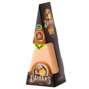 Hartkäse Dziugas 24 Monate gereift 180 g Keil, Delikat Vegan & für Vegetarier